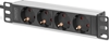 Picture of Digitus 10? Socket Strip with Aluminum Profile, 4-way safety sockets