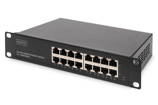 Изображение Digitus 16-Port Gigabit Switch, 10 inch, Unmanaged