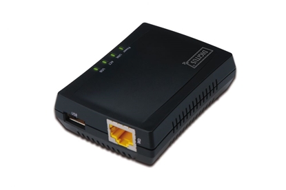 Attēls no DIGITUS 1-Port USB 2.0 Multifunction Network Server
