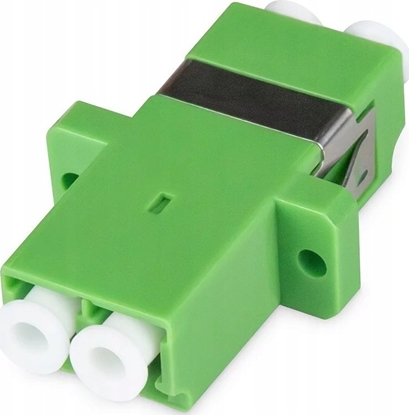 Attēls no Digitus Adapter wiatowodowy LC APC/LC APC duplex, jednomodowy OS2, ceramiczna tuleja, zielony