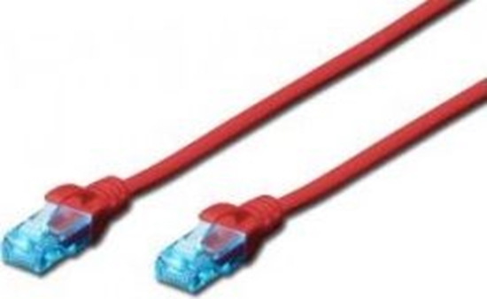 Изображение Digitus DIGITUS CAT 5e U-UTP patch cable PVC AWG 26/7 length 25m color red