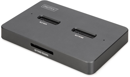 Attēls no Digitus Docking USB-C->NVMe SSD,SATA SSD, SD