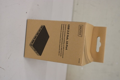 Attēls no Digitus SALE OUT. USB 2.0 Hub 10-port, 10x USB A/F, 1x DAMAGED PACKAGING, UNPACKED, SCRATCHED ON TOP | USB 2.0 Hub 10-port | DA-70229 | DAMAGED PACKAGING, UNPACKED, SCRATCHED ON TOP