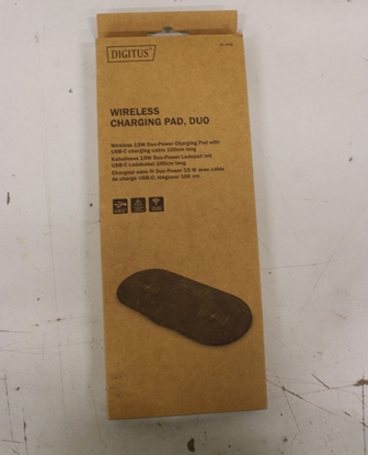 Изображение SALE OUT. DIGITUS Wireless Charging, Pad, Duo, 15W, Grey | Digitus 5/ 7.5/ 10/ 15 W | DEMO