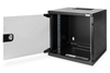 Изображение Digitus | Wall Mounting Cabinet | DN-10-06U-B | Black | IP protection class: IP20; Front door: Glass door, single opening; Cabinet type: Wall mounting cabinet; Depth: 300 mm; Load capacity: 30 kg