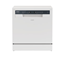 Picture of Candy Dishwasher | CP 8F9FFW | Free-standing | Width 55 cm | Number of place settings 8 | Number of programs 8 | Energy efficiency class F | Display | White