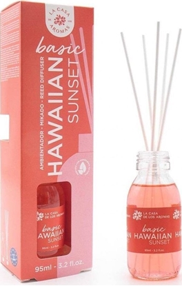 Attēls no Dyfuzor zapachowy La Casa de los Aromas Basic patyczki zapachowe Hawaiian Sunset 95ml