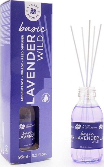 Picture of Dyfuzor zapachowy La Casa de los Aromas Basic patyczki zapachowe Lavender Wild 95ml