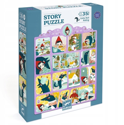 Attēls no Djeco Dlion - Istorija - Raudonkepurait (35 vnt.)