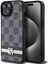 Изображение DKNY DKNY DKHCP15MPCPTSSK iPhone 15 Plus / 14 Plus 6.7" czarny/black hardcase Leather Checkered Mono Pattern & Printed Stripes