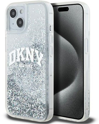 Attēls no DKNY Apple iPhone 15 hardcase Liquid Glitter Big Logo Black