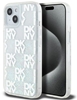 Picture of DKNY Apple iPhone 15 hardcase Liquid Glitter Multilogo White