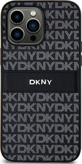 Изображение DKNY DKNY DKHCS24MPRTHSLK S24+ S926  czarny/black hardcase Leather Mono Stripe & Metal Logo