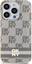Picture of DKNY DKNY DKHMP15MHCPTSE iPhone 15 Plus / 14 Plus 6.7" beowy/beige hardcase IML Checkered Mono Pattern & Printed Stripes MagSafe