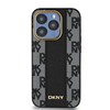 Picture of DKNY DKNY Leather Checkered Mono Pattern MagSafe - Etui iPhone 15 Pro Max (czarny)