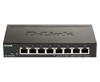 Picture of D-Link DGS-1100-08PV2 Vadīts L2/L3 Gigabit Ethernet (10/100/1000) Power over Ethernet (PoE) Melns