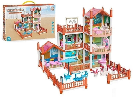 Picture of Domek dla lalek 2 pitra + akcesoria