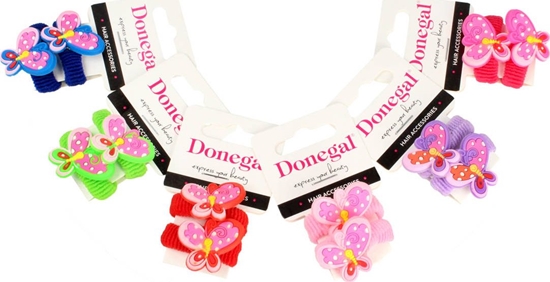 Изображение Donegal DONEGAL Ozdoby do wosów - gumki (FA-5682) - mix kolorów 1op.-2szt
