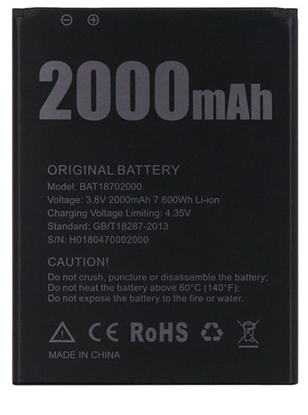 Picture of Doogee X50 Battery