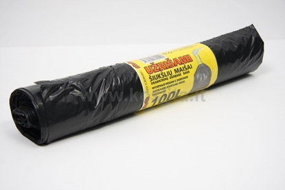 Picture of Drawstring Trash Bags, 100l/10pcs., 35 mikr.