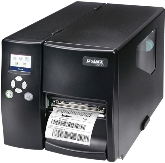 Изображение Drukarka etykiet Godex EZ2250i/203dpi/termotransferowa/USB/USB Host/RS232/Ethernet
