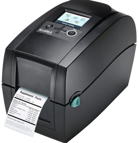 Picture of Drukarka etykiet Godex RT200i 203dpi/termotransferowa/USB/RS232/Ethernet 10/100/LCD