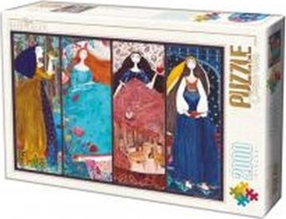 Изображение D-Toys Puzzle 2000 Andrea Kurti, Cztery ksiniczki