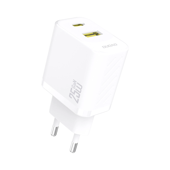 Picture of Dudao A26T GaN 25W USB-A, USB-C Charger - White