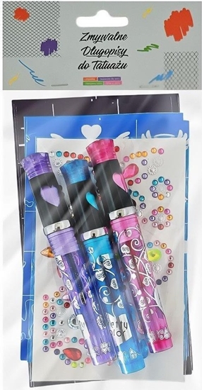 Изображение Dugopisy do tatuau 3szt