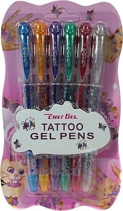 Изображение Dugopisy elowe do tatuau 6 kolorów