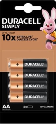 Изображение Baterijas Duracell AA LR6 4pack