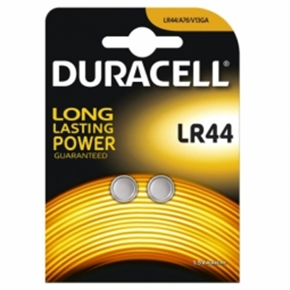 Picture of Duracell LR44 / A76 / V13GA / 76A / AG13 / 1.5V Alkaline Tablet Battery