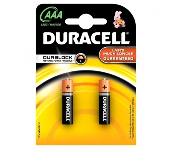 Изображение Duracell MN 2400 Basic AAA (LR03) Blister Pack 2pcs