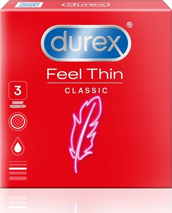 Picture of DUREX_Feel Thin Classic prezerwatywy lateksowe 3szt.