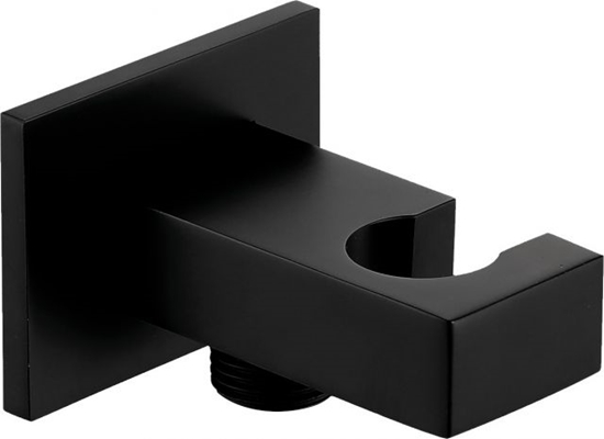 Picture of Dušas izvads ar rokas dušas turētāju SQ melns Herz