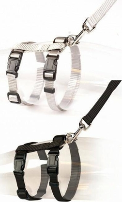 Attēls no Duvo+ DUVO+ SZELKI DLA KOTA DUE SZARE/CZARNE 30-50cm 12mm-125cm 11200