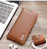Picture of Dux Ducis Dux Ducis Hivo Samsung Galaxy S25 Edge Case with Flip and RFID Protection - Brown
