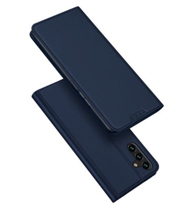 Изображение Dux Ducis Samsung Galaxy A14 4G / 5G Cover with Flip Card Wallet Stand Case Blue