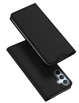 Attēls no Dux Ducis Samsung Galaxy A54 5G flip cover card wallet stand Black