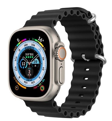 Изображение Dux Ducis Strap Watch Strap 8 / 7 / 6 / 5 / 4 / 3 / 2 / SE (41 / 40 / 38mm) Silicone Band Bracelet Black