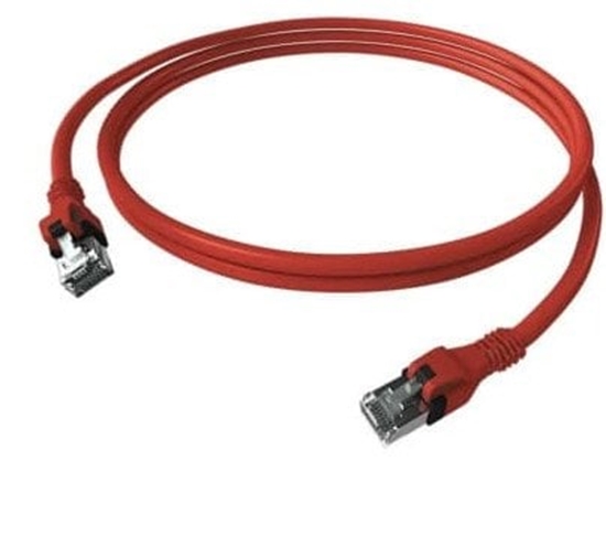 Picture of EasyLan DualBoot® PushPull Patch Cable Cat.6A (Class EA), S/FTP, RJ45 / RJ45, czerwony, 1,5 m