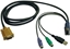 Изображение Eaton Tripp Lite Series 6ft USB / PS2 Cable Kit for KVM Switches B020-U08 / U16 & B022-U16 6' - Tastatur- / Video- / Maus- (KVM-) Kabel - USB, PS/2, HD-15 (VGA) (M) - 1.8 m - geformt - Schwarz