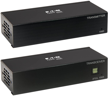 Picture of Eaton Tripp Lite Series DisplayPort to HDMI over Cat6 Extender Kit, Transmitter/Transceiver - 4K 60 Hz, HDR, 4:4:4, PoC, 230 ft. (70.1 m), TAA - Erweiterung fur Video/Audio - Sender - uber CAT 6 - bis zu 70.1 m - TAA-konform