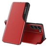 Picture of Eco Samsung Galaxy S23+ with a flip stand Leather View Case Red