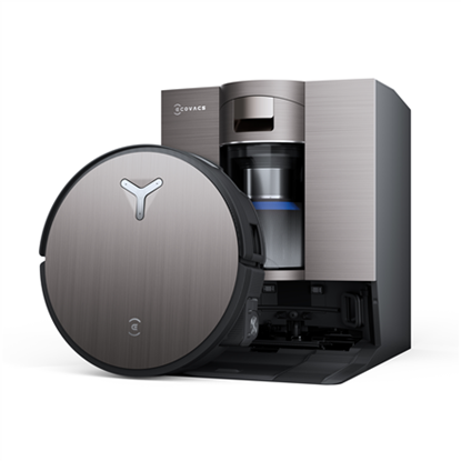 Изображение Ecovacs Robot Vacuum Cleaner with New Bagless All-in-One OmniCyclone Station  DEEBOT X11 OMNICYCLONE EU  Wet&Dry  6400 mAh  19500 Pa  B