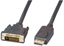 Attēls no EFB DisplayPort auf DVI Anschlusskabel schwarz 3m DisplayPort 20-poliger Stecker auf DVI Stecker A-A