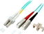 Picture of EFB EFB LWL Kabel Duplex Jumper LC-SC 50/125 OM3 3 Meter LSZH Halogenfrei aqua 2.0mm geprueft mit Messprotokoll