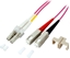 Attēls no EFB EFB LWL Kabel Duplex Jumper LC-SC 50/125 OM4 7,5 Meter LSZH Halogenfrei erika violett 2.0mm geprueft mit Messprotokoll