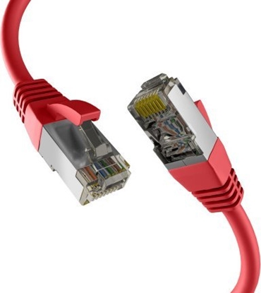 Изображение EFB EFB Netzwerkkabel CAT8.1 S/FTP PIMF 40GB Ethernet Kupfer 5m rot