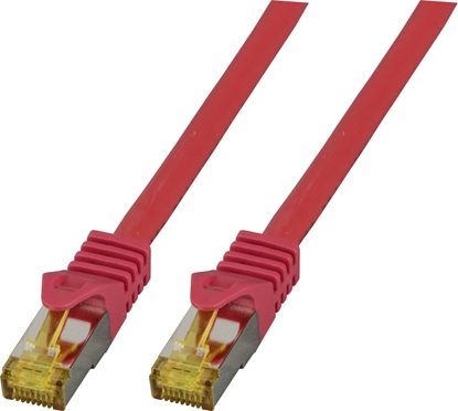Picture of EFB EFB Patchkabel Cat6a S/FTP LSZH mit Cat7 Rohkabel 1,5m ROT 10 Gigabit Ethernet 600MHz 4x2xAWG26/7 Flammwidrig Raucharm
